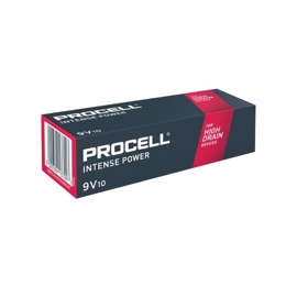 Duracell Procell INTENSE 9V / 6LR61 Alkaline batterier (10 stk.)